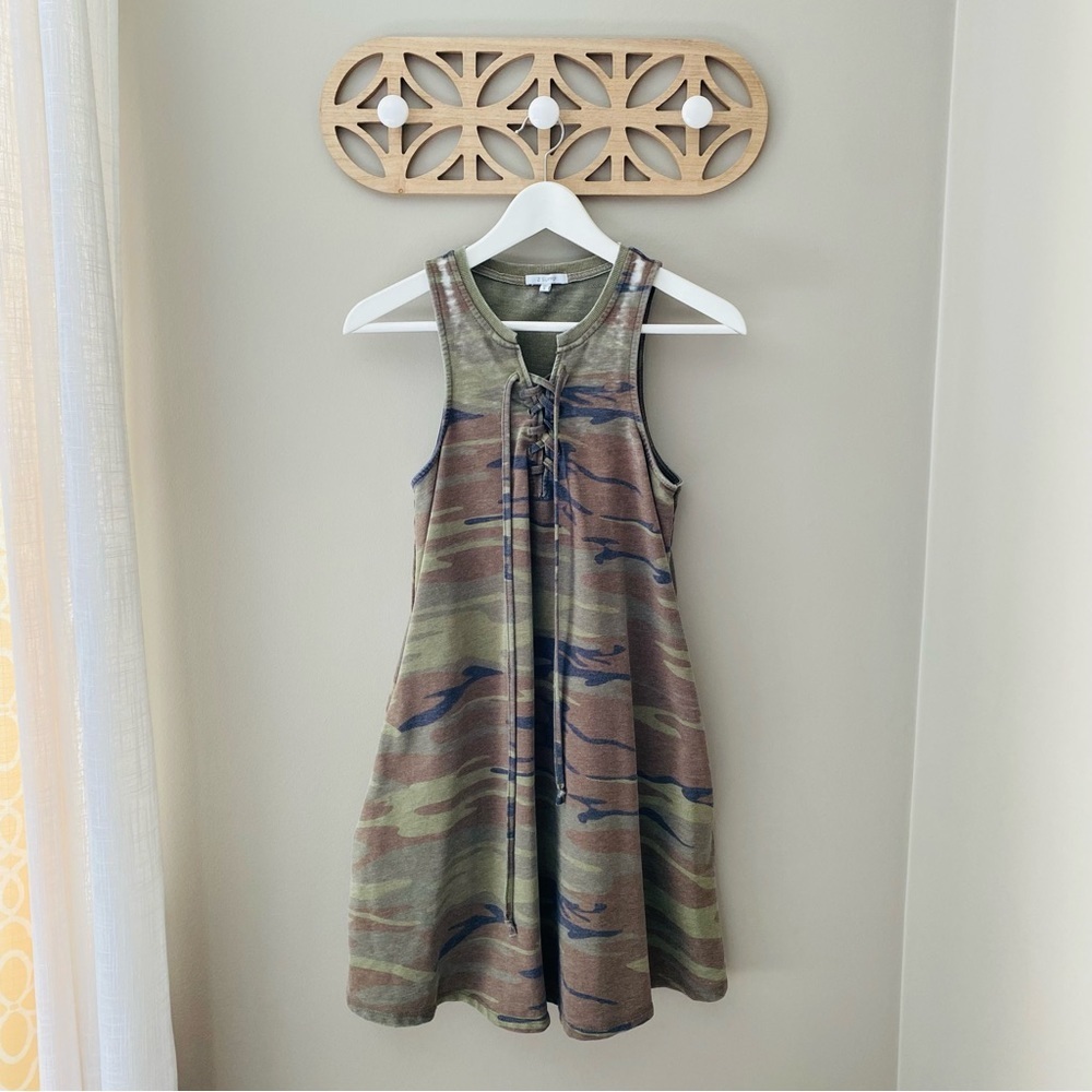 Z Supply Camo Dress Green Sz Small